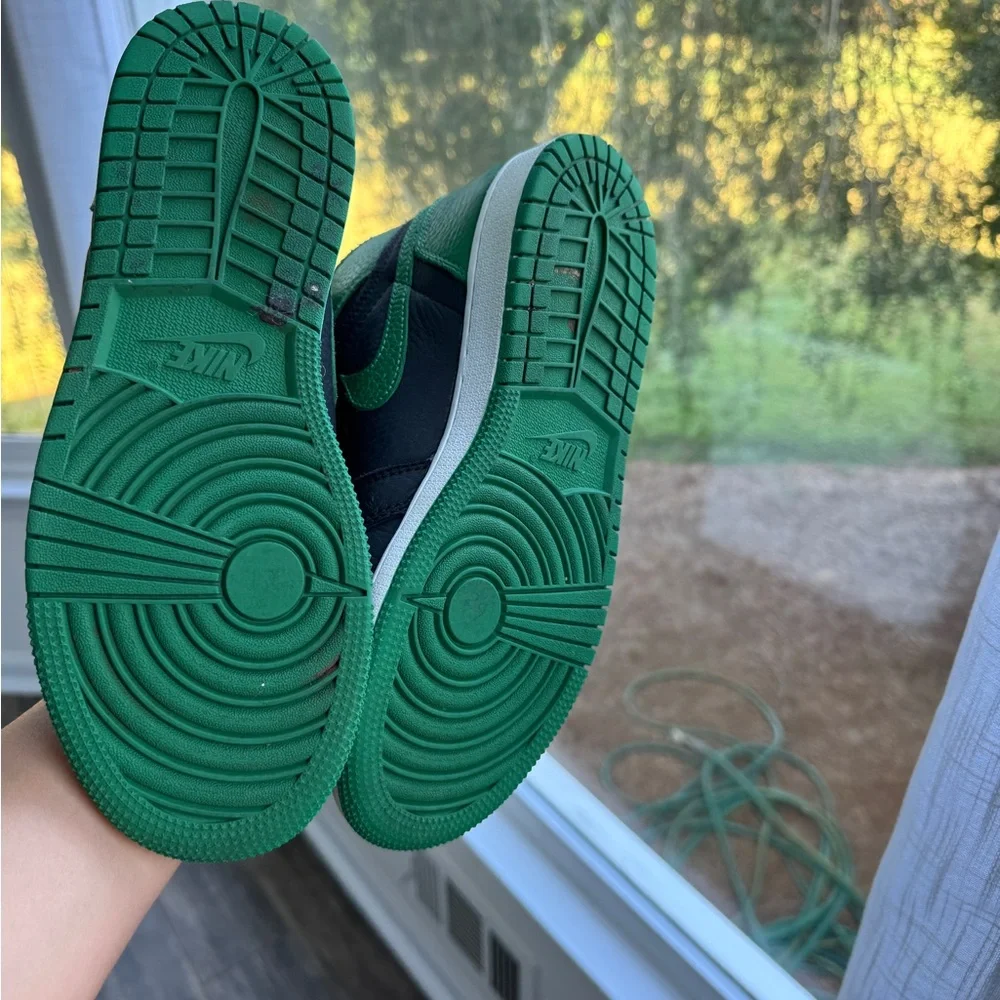 Jordan 1 retro high pine green black 6 7.5 - Picture 5 of 6